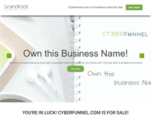 Tablet Screenshot of cyberfunnel.com